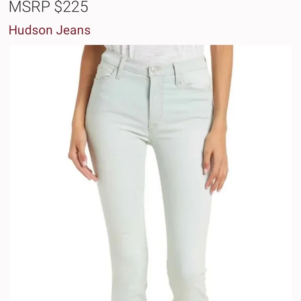 RARE SOLD OUT Hudson Women's Blair High
Rise Straight Crop Jeans Color
Galaxy